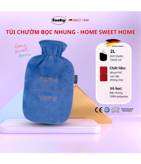 Túi chườm Fashy Germany Bọc Nhung "Home Sweet Home" 