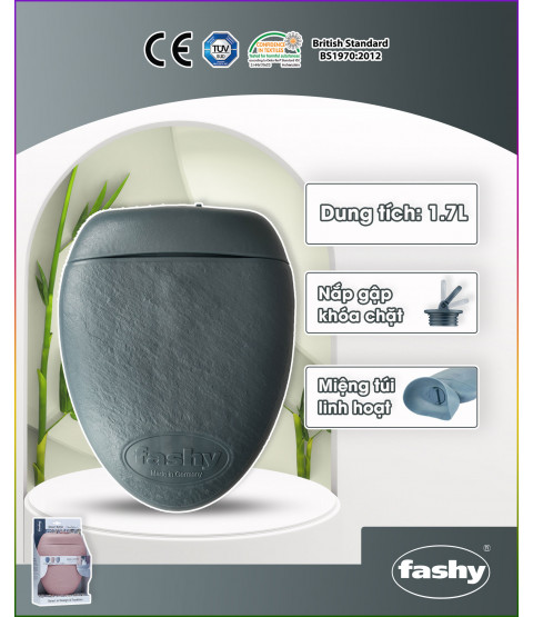 Túi chườm Thông Minh Fashy Germany - ĐEN (Smart Bottle Stone) 